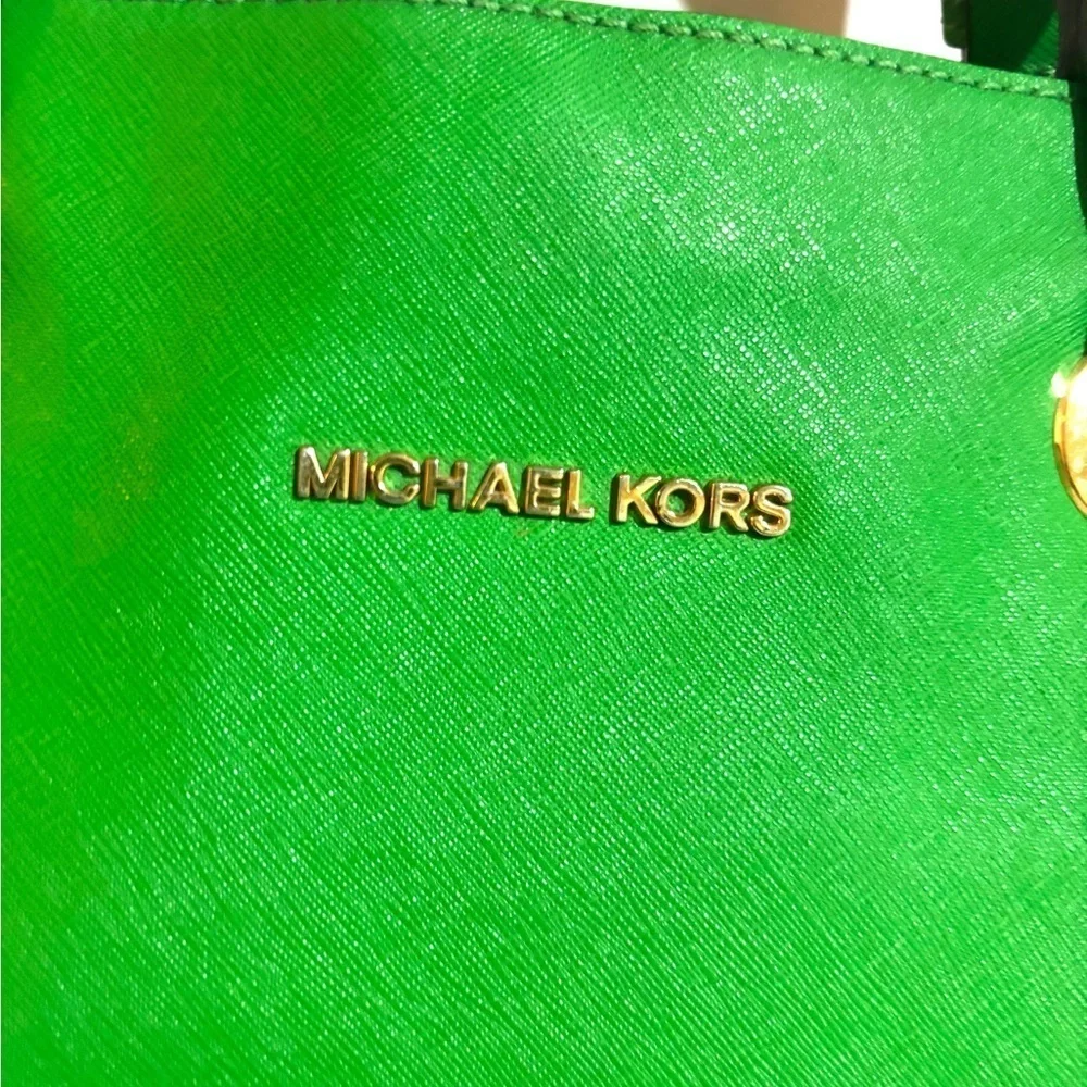 Michael Kors Green Tote Bag